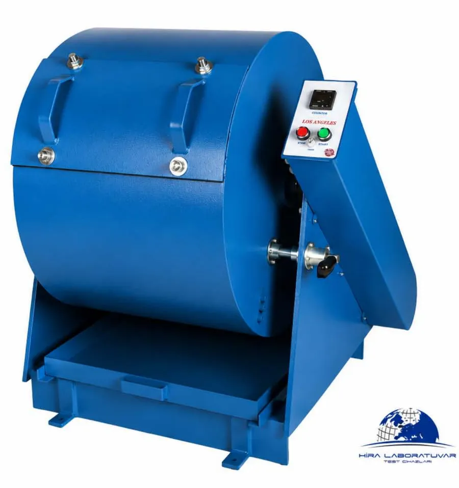 Blue rotating drum testing machine